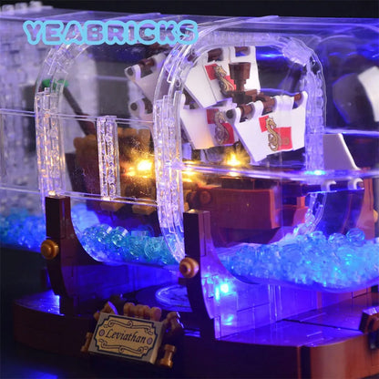 YEBRICKS LED Light Kit for 21313 The Ship In A Bottle (Lights Only), Model L-21313
