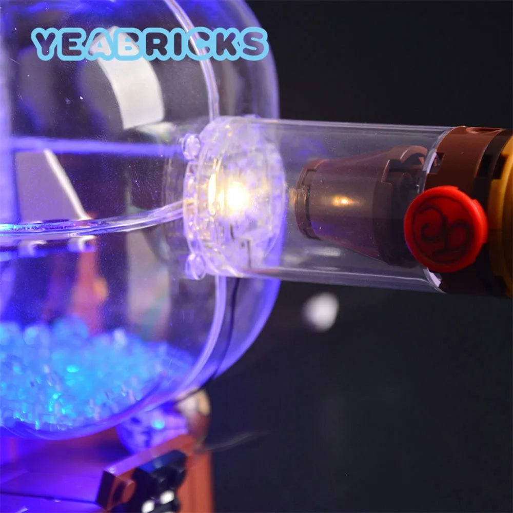 YEBRICKS LED Light Kit for 21313 The Ship In A Bottle (Lights Only), Model L-21313