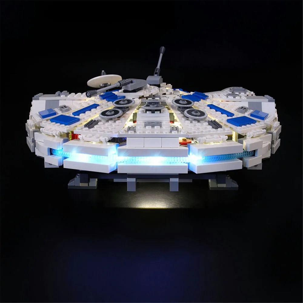 YEBRICKS LED Light Kit for 75212 Kessel Run Millennium Falcon (Lights Only), Model L-75212