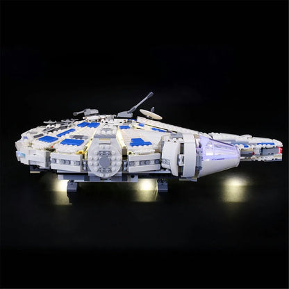 YEBRICKS LED Light Kit for 75212 Kessel Run Millennium Falcon (Lights Only), Model L-75212