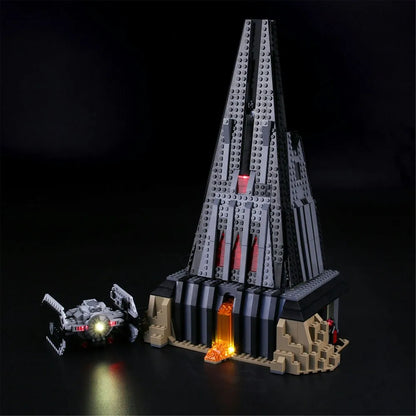 YEBRICKS LED Light Kit for 75251 Darth Vader Castle (Lights Only), Model L-75251