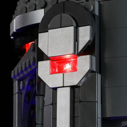 YEBRICKS LED Light Kit for 75328 Mandalorian Helmet (Lights Only), Model L-75328