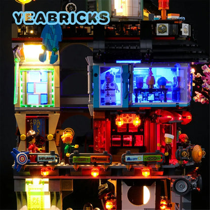 YEBRICKS LED Light Kit for 70620 The Ninjago City (Lights Only), Model L-70620