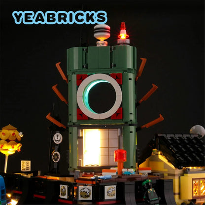 YEBRICKS LED Light Kit for 70620 The Ninjago City (Lights Only), Model L-70620
