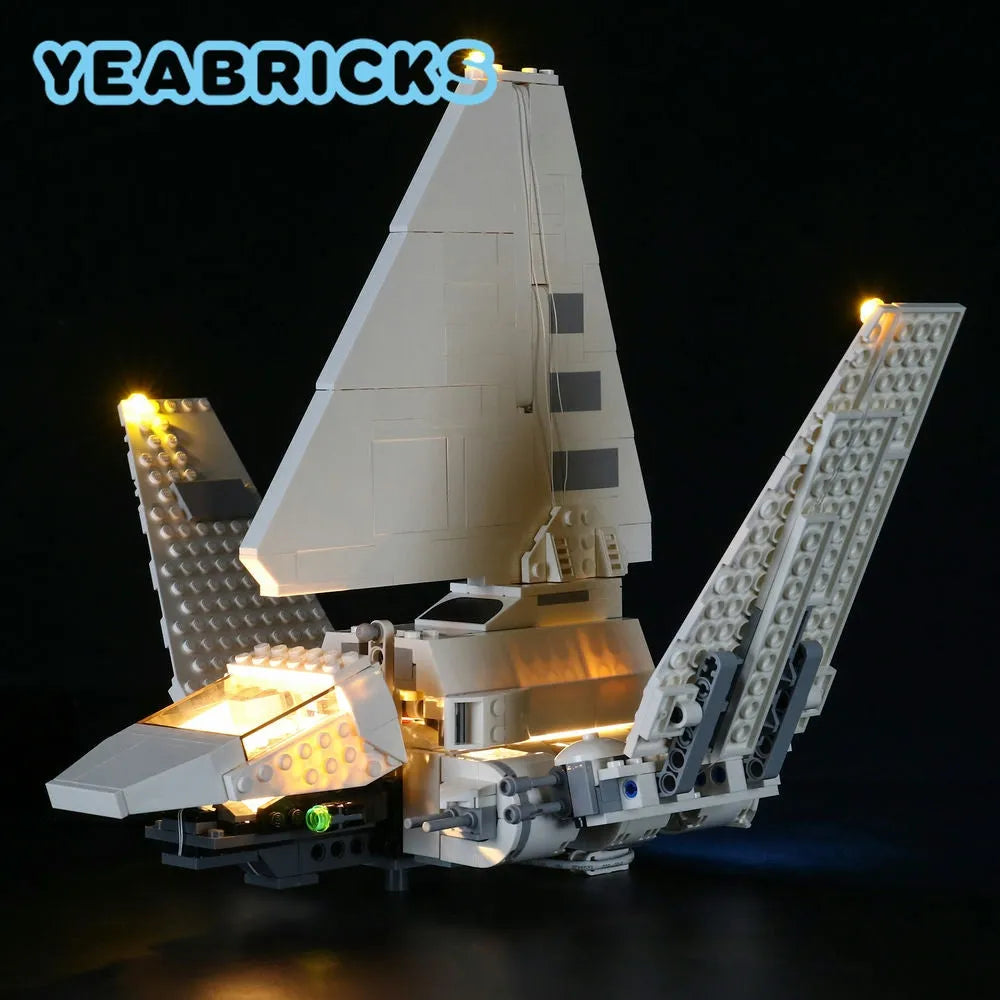 YEBRICKS LED Light Kit for 75302 Imperial Shuttle (Lights Only), Model L-75302