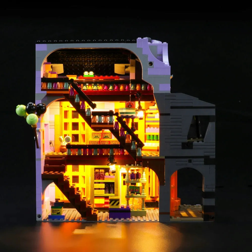 YEBRICKS LED Light Kit for 75978 The Diagon Alley (Lights Only), Model L-75978