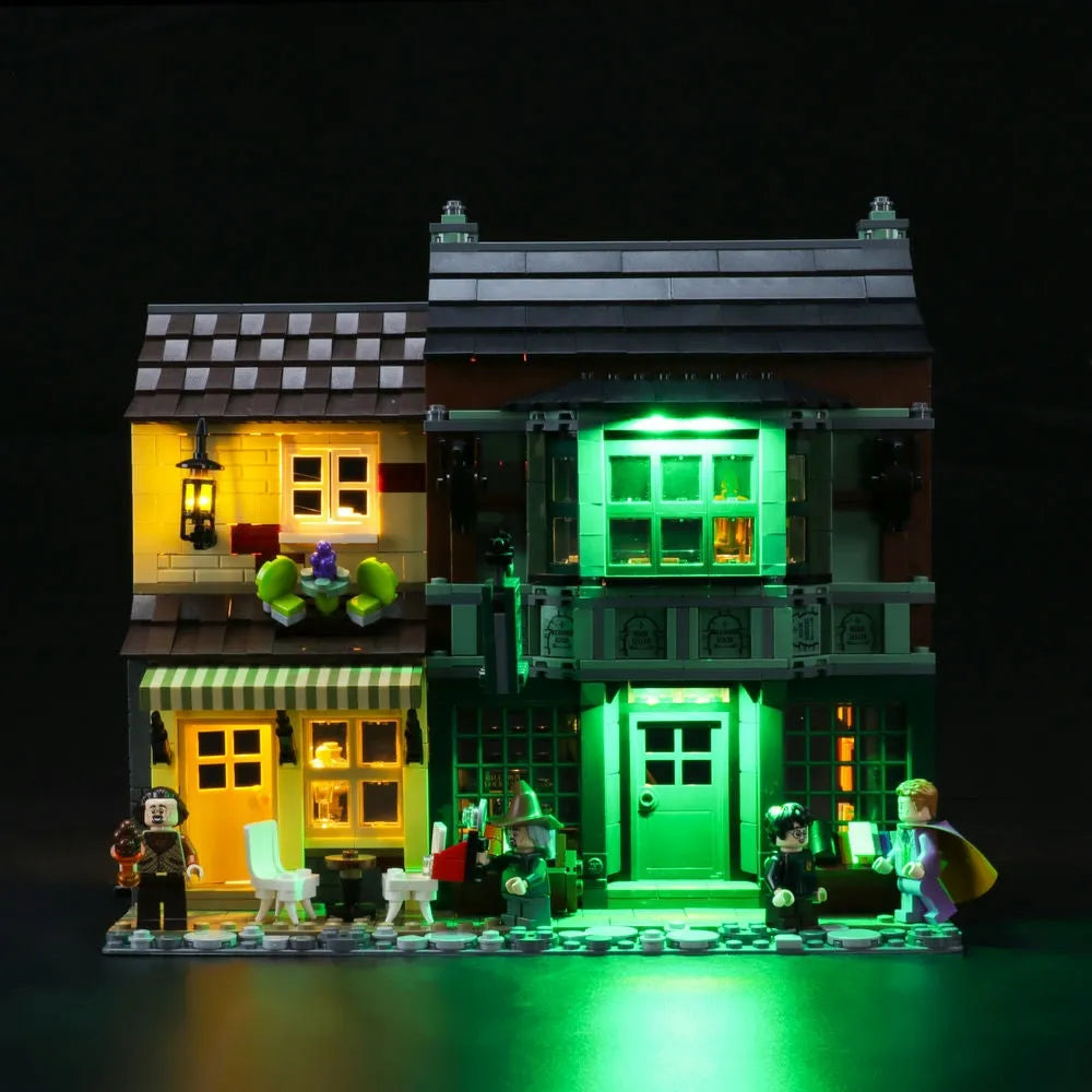 YEBRICKS LED Light Kit for 75978 The Diagon Alley (Lights Only), Model L-75978