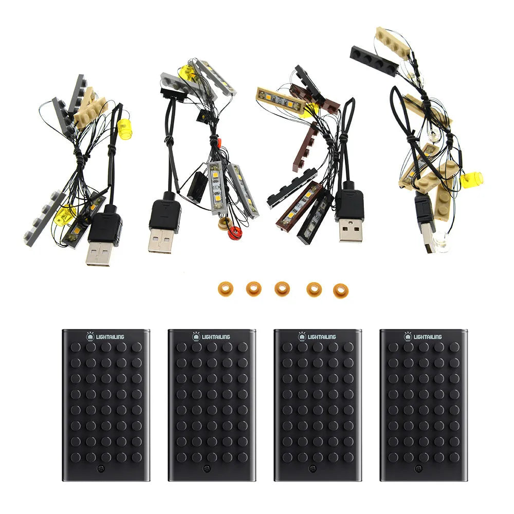 YEBRICKS LED Light Kit for 75978 The Diagon Alley (Lights Only), Model L-75978