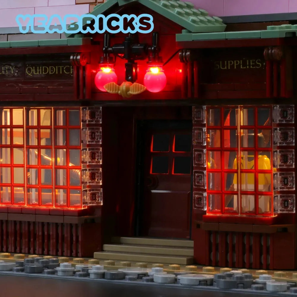 YEBRICKS LED Light Kit for 75978 The Diagon Alley (Lights Only), Model L-75978