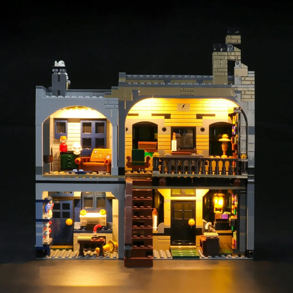 YEBRICKS LED Light Kit for 75978 The Diagon Alley (Lights Only), Model L-75978