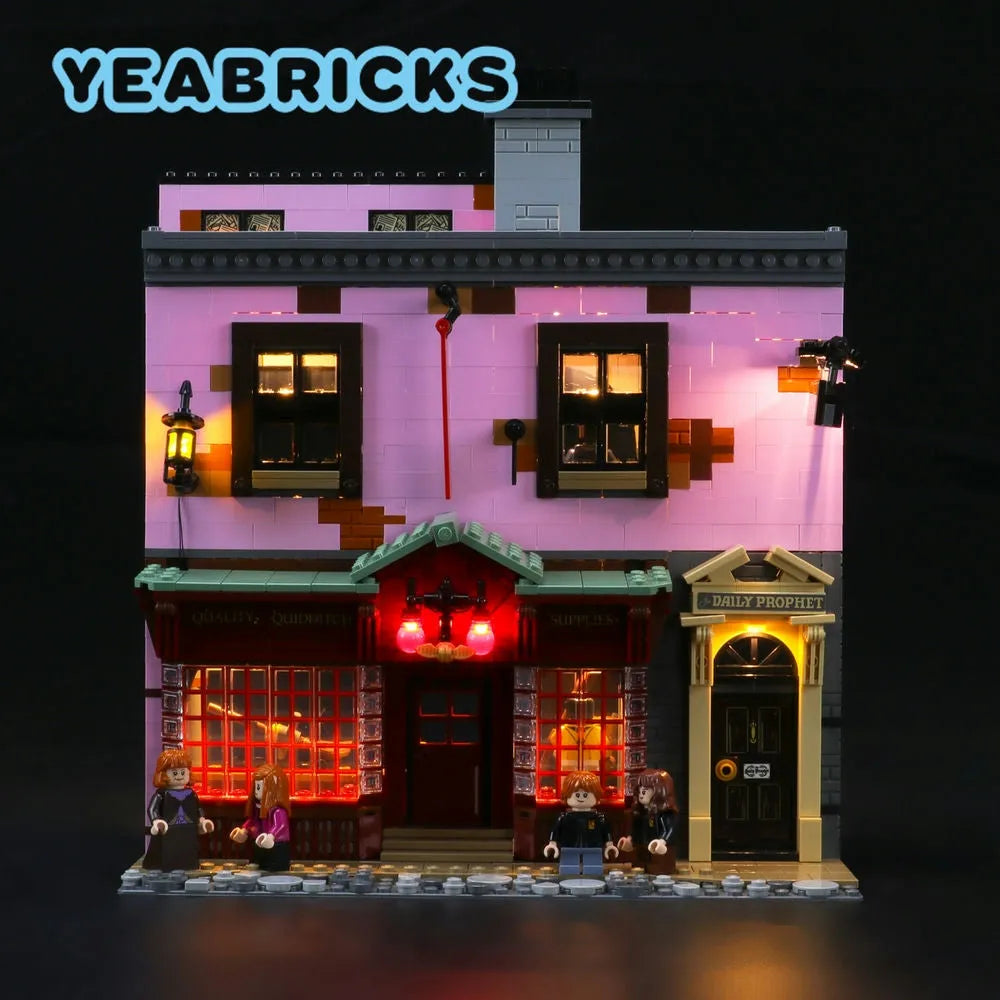 YEBRICKS LED Light Kit for 75978 The Diagon Alley (Lights Only), Model L-75978