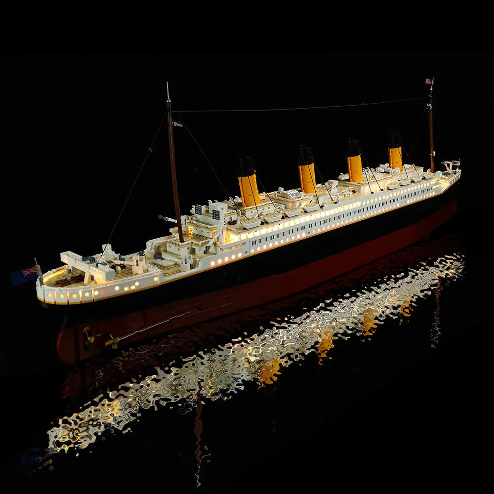 YEBRICKS LED Light Kit for Creator 10294 The Titanic (Lights Only), Model L-10294-1