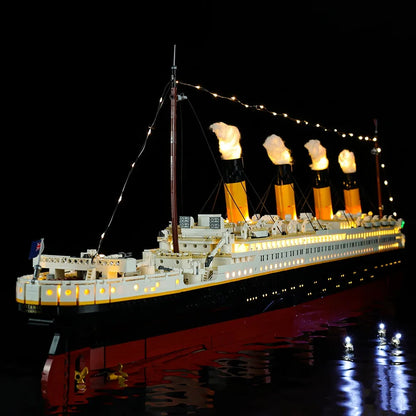 YEBRICKS LED Light Kit for Creator 10294 The Titanic (Lights Only), Model L-10294-1