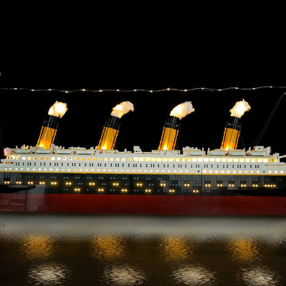 YEBRICKS LED Light Kit for Creator 10294 The Titanic (Lights Only), Model L-10294-1