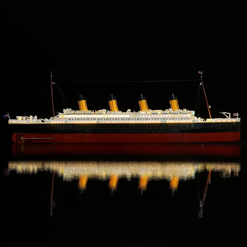 YEBRICKS LED Light Kit for Creator 10294 The Titanic (Lights Only), Model L-10294-1