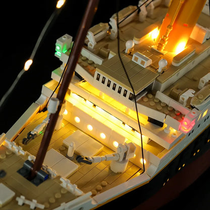 YEBRICKS LED Light Kit for Creator 10294 The Titanic (Lights Only), Model L-10294-1