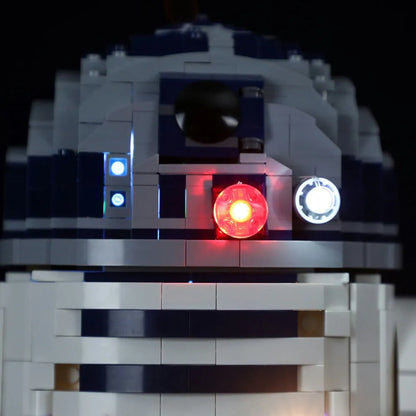 YEBRICKS LED Light Kit for Star Wars 75308 The R2-D2 (Lights Only), Model L-75308