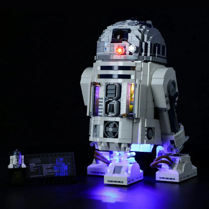 YEBRICKS LED Light Kit for Star Wars 75308 The R2-D2 (Lights Only), Model L-75308