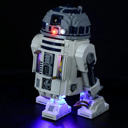 YEBRICKS LED Light Kit for Star Wars 75308 The R2-D2 (Lights Only), Model L-75308