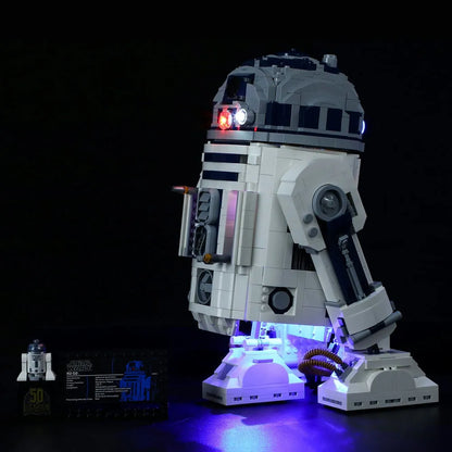 YEBRICKS LED Light Kit for Star Wars 75308 The R2-D2 (Lights Only), Model L-75308
