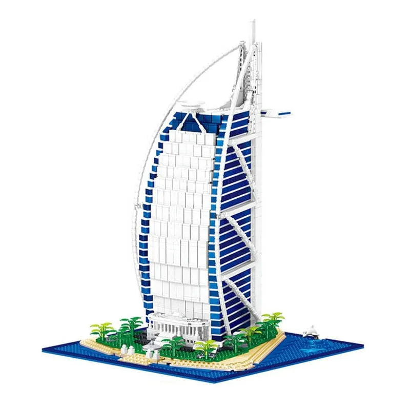 ZHEGAO MOC Building Block Set: De La Tour Hotel, Model QL0963