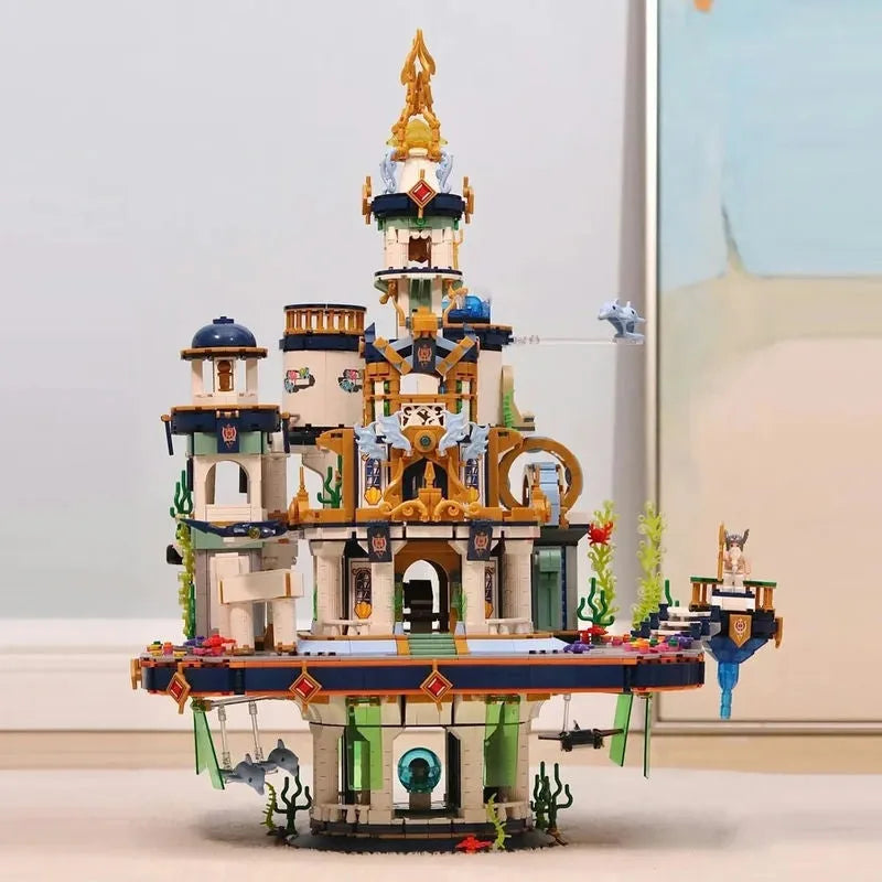 ZHEGAO MOC Building Block Set: Poseidon Palace Underwater City MINI, Model 01048