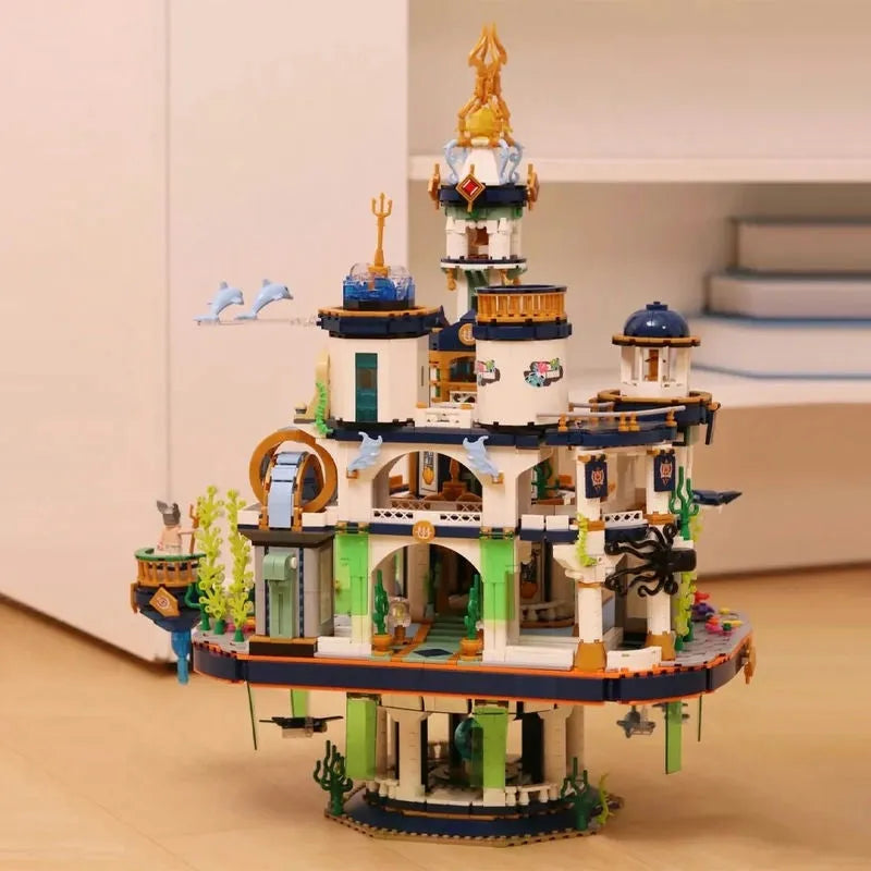 ZHEGAO MOC Building Block Set: Poseidon Palace Underwater City MINI, Model 01048