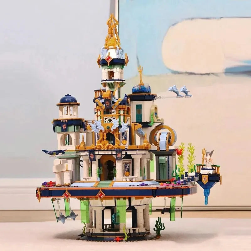 ZHEGAO MOC Building Block Set: Poseidon Palace Underwater City MINI, Model 01048