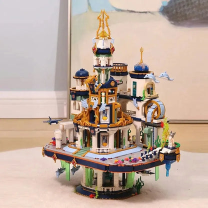 ZHEGAO MOC Building Block Set: Poseidon Palace Underwater City MINI, Model 01048