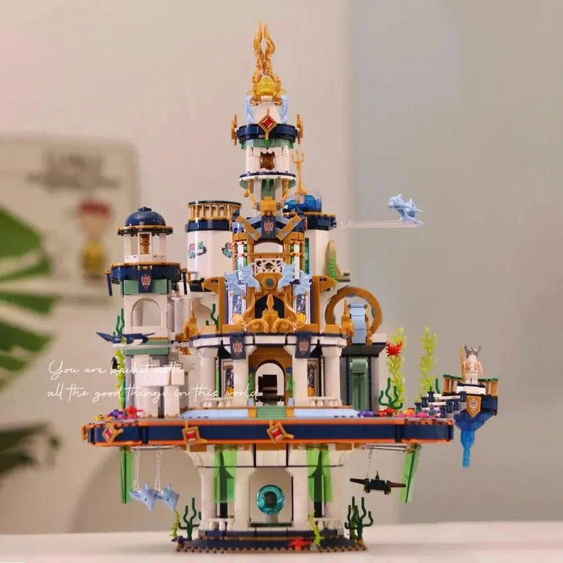 ZHEGAO MOC Building Block Set: Poseidon Palace Underwater City MINI, Model 01048