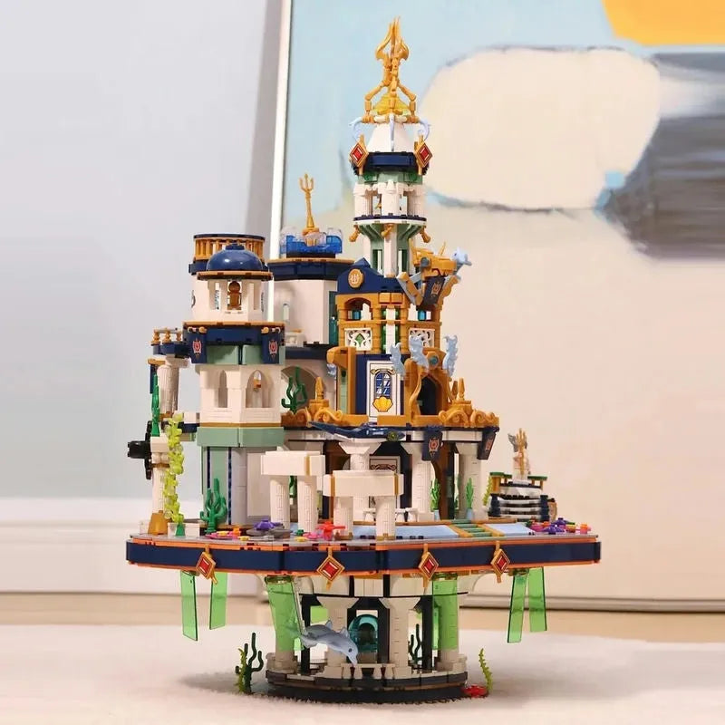 ZHEGAO MOC Building Block Set: Poseidon Palace Underwater City MINI, Model 01048