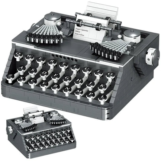 ZHEGAO MOC Building Block Set: Retro Typewriter MINI 00940