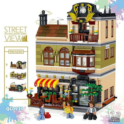 ZHEGAO MOC Building Block Set: Chinese Restaurant, Model QL-0937