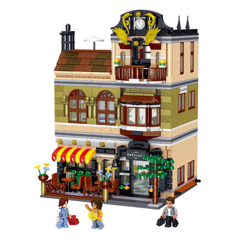 ZHEGAO MOC Building Block Set: Chinese Restaurant, Model QL-0937