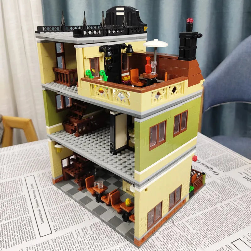 ZHEGAO MOC Building Block Set: Chinese Restaurant, Model QL-0937