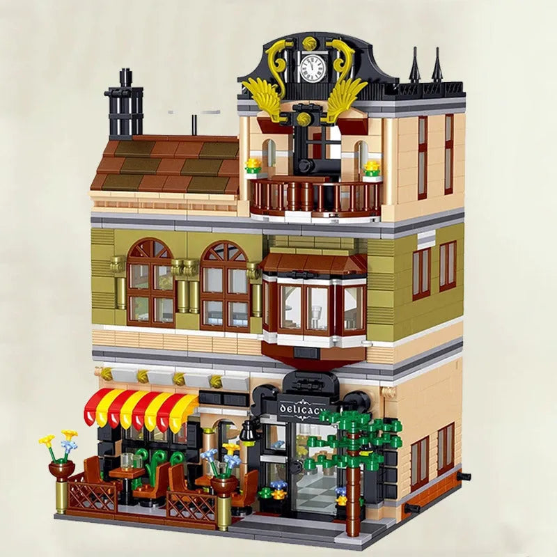 ZHEGAO MOC Building Block Set: Chinese Restaurant, Model QL-0937