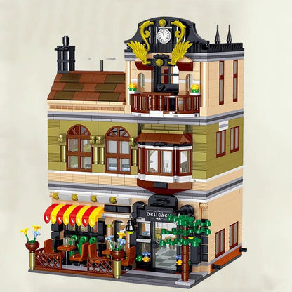 ZHEGAO MOC Building Block Set: Chinese Restaurant, Model QL-0937