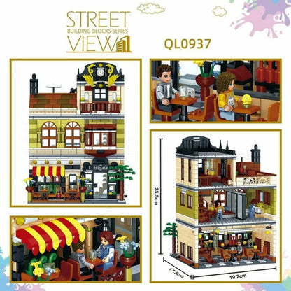 ZHEGAO MOC Building Block Set: Chinese Restaurant, Model QL-0937