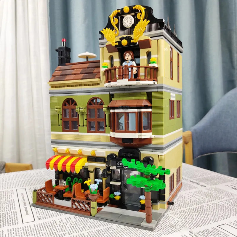 ZHEGAO MOC Building Block Set: Chinese Restaurant, Model QL-0937