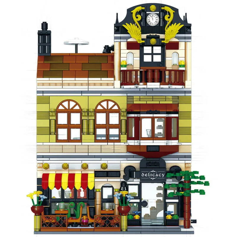 ZHEGAO MOC Building Block Set: Chinese Restaurant, Model QL-0937