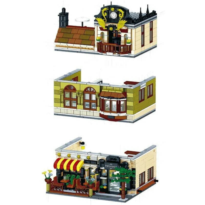 ZHEGAO MOC Building Block Set: Chinese Restaurant, Model QL-0937