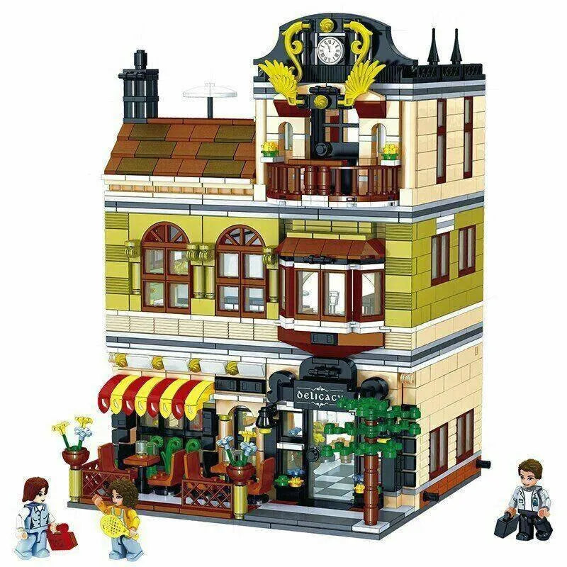 ZHEGAO MOC Building Block Set: Chinese Restaurant, Model QL-0937