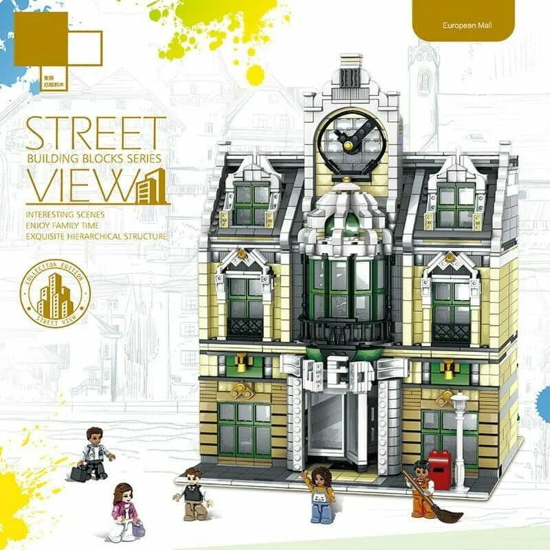ZHEGAO MOC Building Block Set: European Mall, Model QL-0922