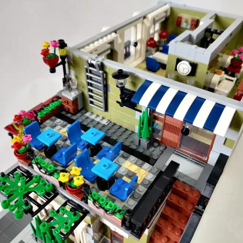 ZHEGAO MOC Building Block Set: Romantic Restaurant, Model QL-0920