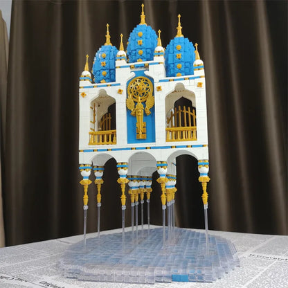 ZHEGAO MOC Building Block Set: Sky Castle with LED, Model QL-0959
