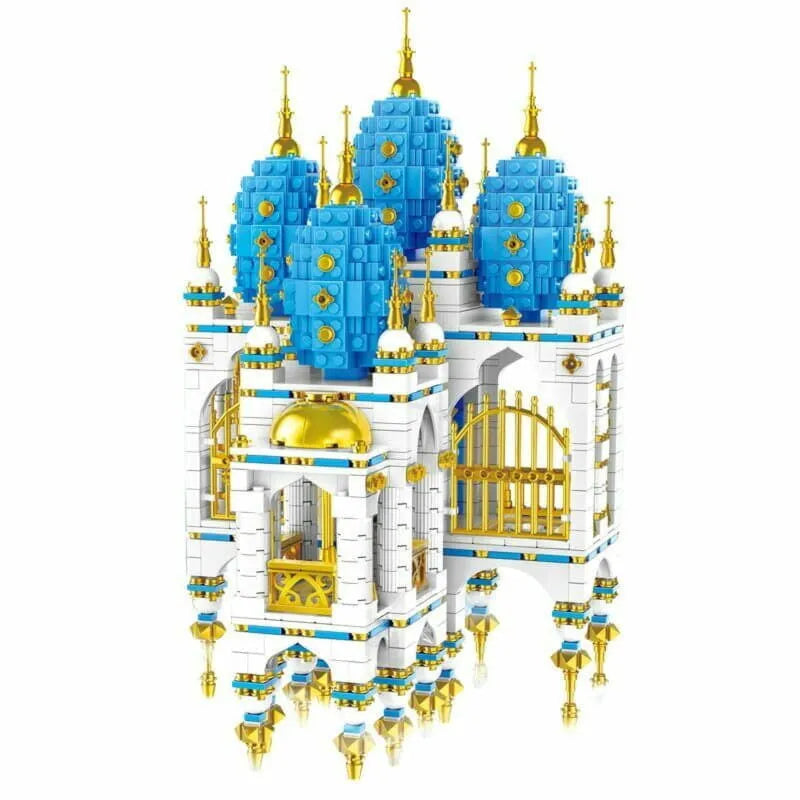 ZHEGAO MOC Building Block Set: Sky Castle with LED, Model QL-0959