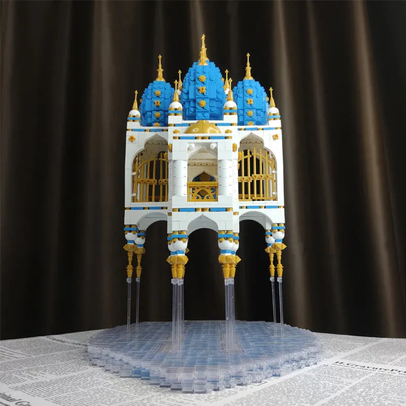 ZHEGAO MOC Building Block Set: Sky Castle with LED, Model QL-0959
