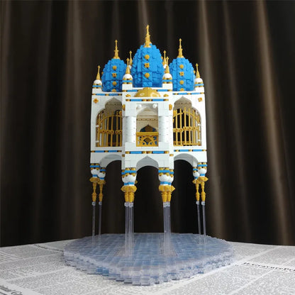 ZHEGAO MOC Building Block Set: Sky Castle with LED, Model QL-0959