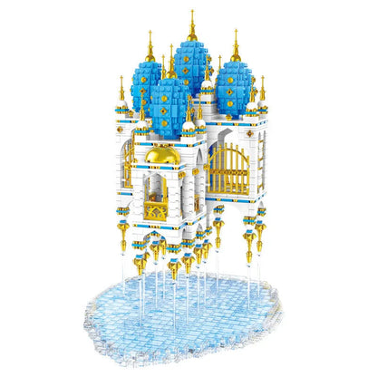 ZHEGAO MOC Building Block Set: Sky Castle with LED, Model QL-0959