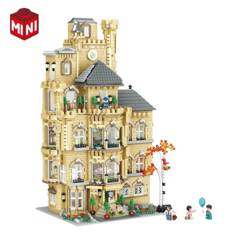 ZHEGAO MOC Building Block Set: Experts MOC Fun House MINI 01006